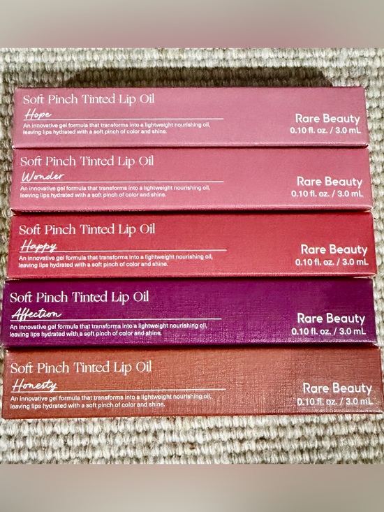 Rare Beauty Other - Rare Beauty Soft Pinch Tinted Lip Oil Set of 5 | NEW 💕 $110 Value